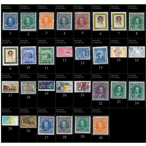 Venezuela used and mint (P1)