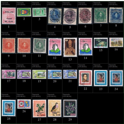 Venezuela used and mint (P2)