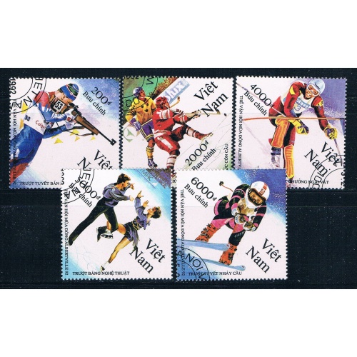 Vietnam DR 2324-28 Used set Olympics 1992 CV 4.50 (MV0210)