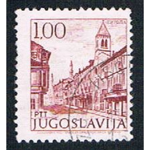 Yugoslavia 1073A Used Street Bitolj (BP16127)