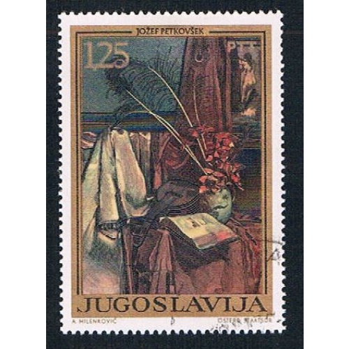 Yugoslavia 1121 Used Still Life Painting 1972 (BP2534)