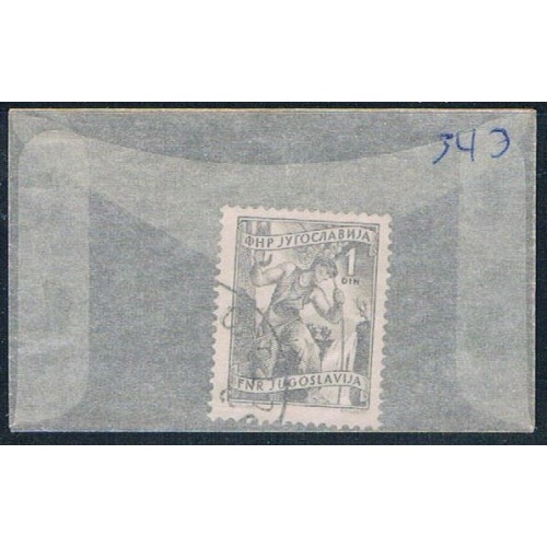 Yugoslavia 343 Used Electrification 1951 (YB0081)