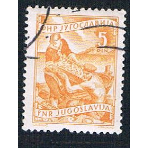 Yugoslavia 380 Used Fishing (BP16019)