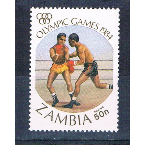 Zambia 307 Unused Olympics Boxing 1984 (Z0006)+