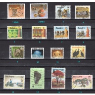 Zimbabwe - used & mint never hinged