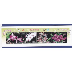 Korea booklet with orchids.