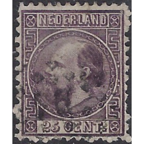 Netherlands 11 Used 1867 issue; few shortened perfs (ak8851)