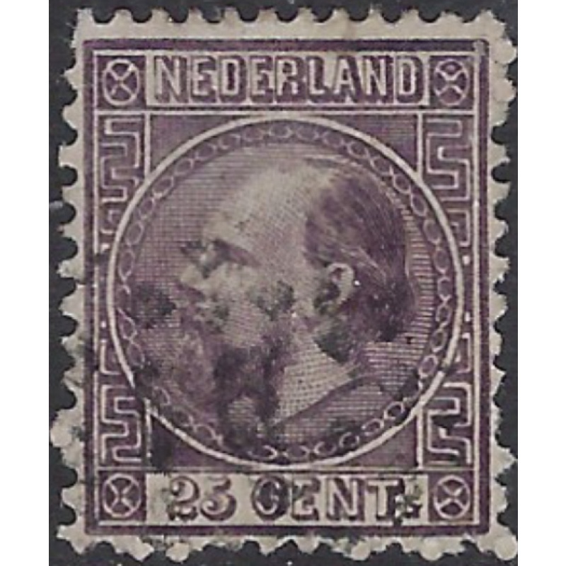 Netherlands 11 Used 1867 issue; few shortened perfs (ak8851)