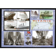 TONGA - TITANIC - SHEET, 2012 - Sc.#1178 - MNH, $16.00