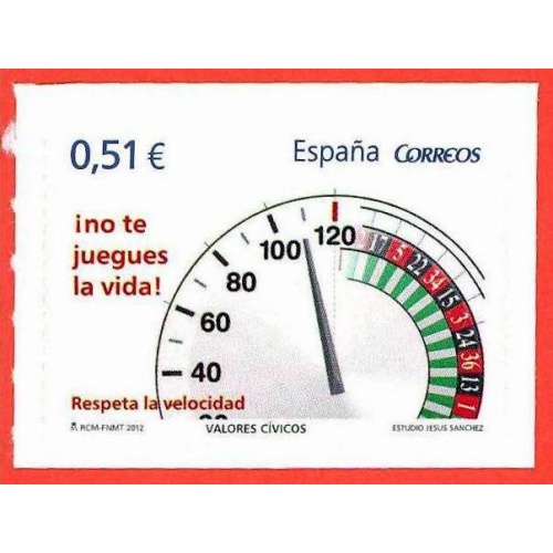 España. 2012. Driving. Security. Spedometer