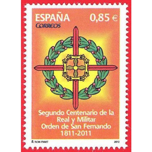 España. 2012. Royal and Military Order of San Fernando