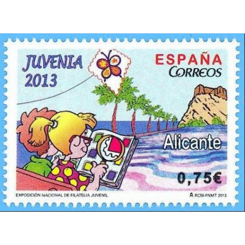España. 2013. JUVENIA. Youth Philately Exhibition. Alicante