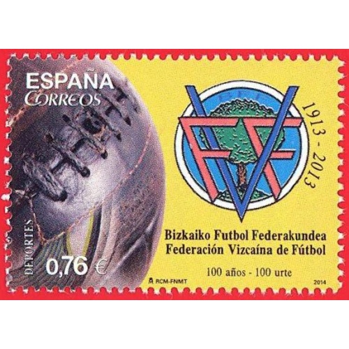 España. 2014. Vizcaina Football Federation. Soccer
