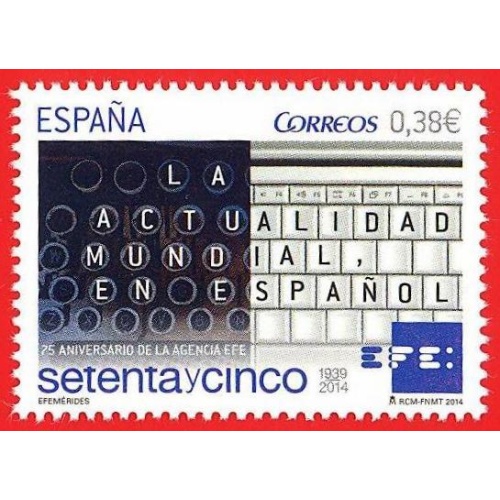 España. 2014. 75th Anniversary of the EFE Agency. Journalism