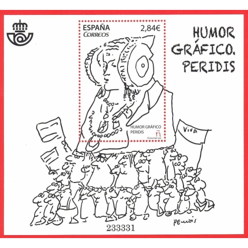 España. 2015. Graphic humour. Peridis. The Lady of Elche