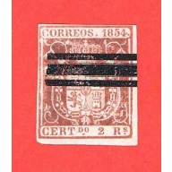 España. 1854. Scott # 28. Used Stamp