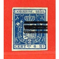España. 1854. Scott # 30. Used Stamp