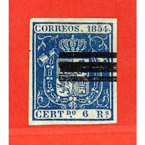 España. 1854. Scott # 30. Used Stamp