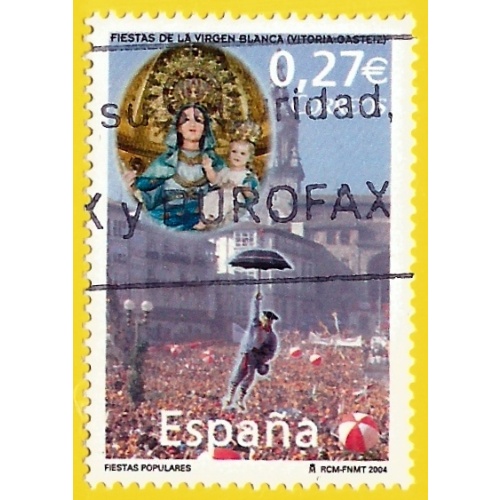 España. 2004. Popular Festivals. White Virgin of Vitoria
