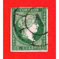 España. 1855. Scott # 40. Used Stamp