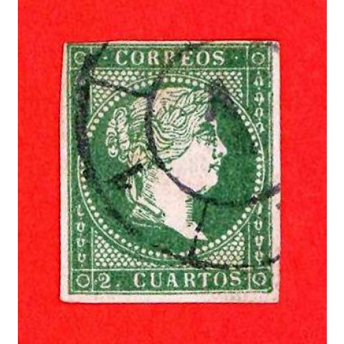España. 1855. Scott # 40. Used Stamp