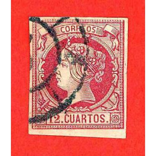 España. 1860. Scott # 51. Used Stamp