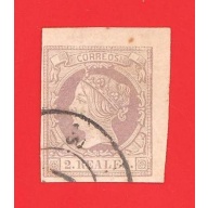 España. 1860. Scott # 56. Used Stamp