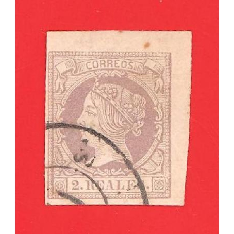 España. 1860. Scott # 56. Used Stamp