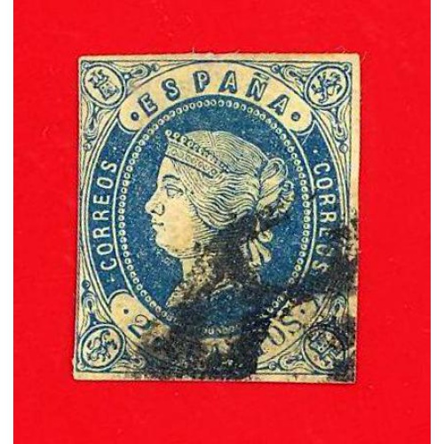 España. 1862. Scott # 55. Used Stamp
