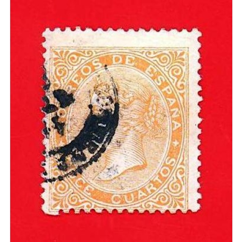 España. 1867. Scott # 90. Used Stamp