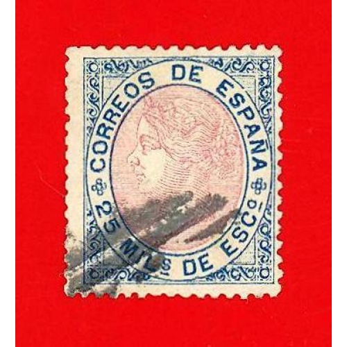 España. 1867. Scott # 95. Used Stamp