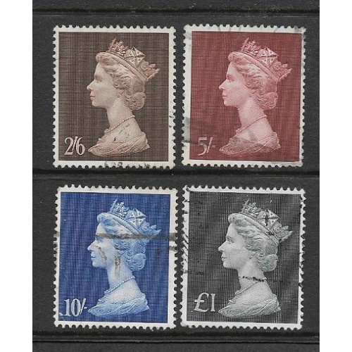 Great Britain Machins  SC# MH 18 - 21   Used