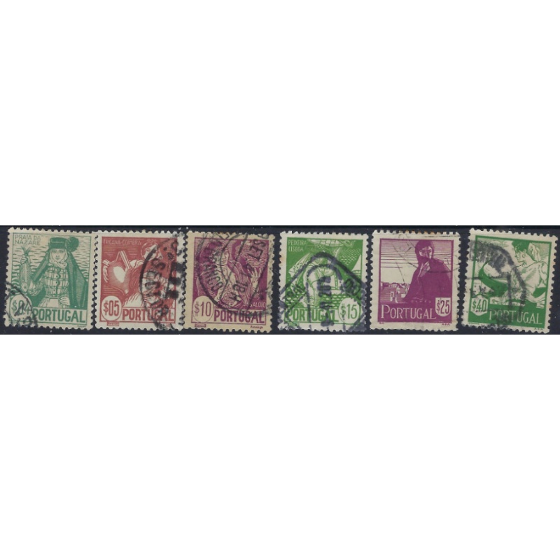 Portugal 605-10 Used 1941 Part set (ad1002)