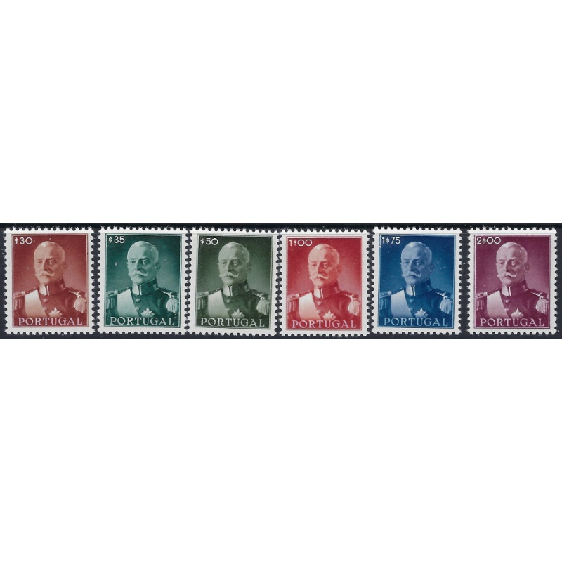 Portugal 651-56 MH 1945 part set (ad1006)