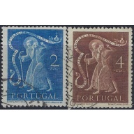 Portugal 725-26 Used 1950 issues (ad1007)