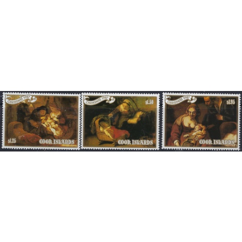 Cook Is 993-95 MNH 1987 Christmas (ad1026)