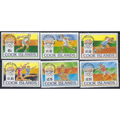 Cook Is 1203-08 MNH 1996 Olympics (ad1027)