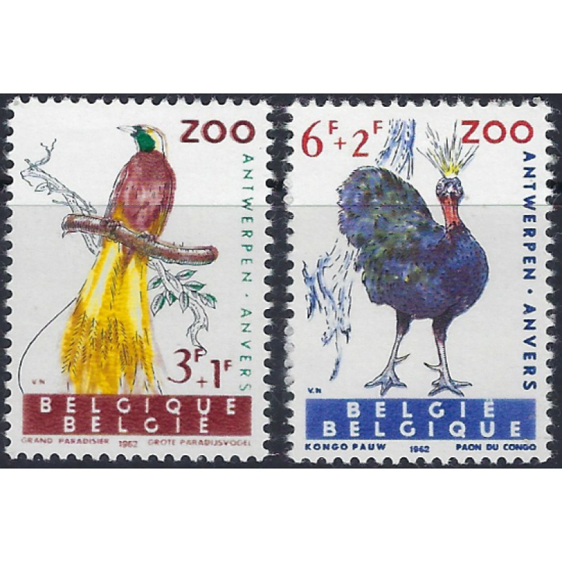 Belgium B716-17 MNH 1962 Part Set (ad1034)