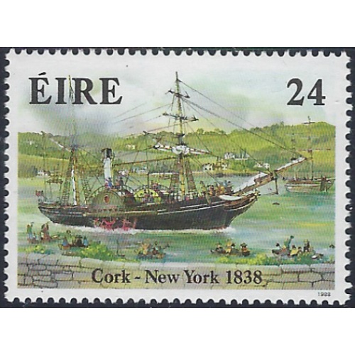Ireland 716 MNH 1988 Ship (ad1040)