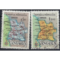 Angola 388-89 Used 1955 issues (ad1055)