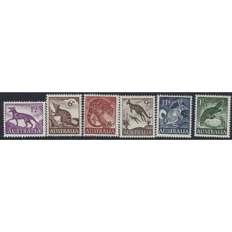 Australia 320-25 MLH 1959-64 part set (ad1057)