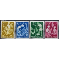 Netherlands B369-72 MNH 1962 Childrens Activities (ad1064)