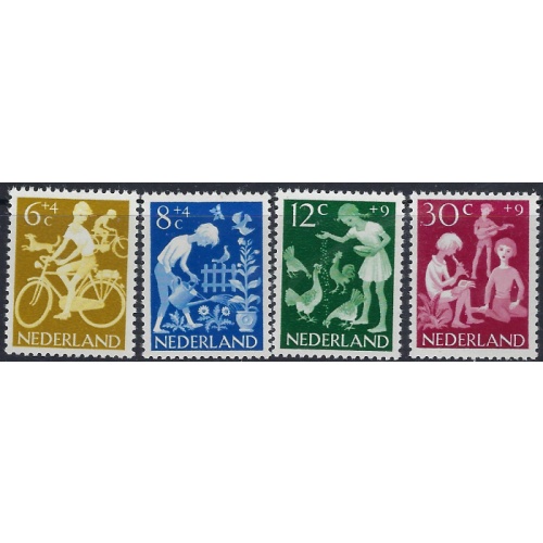 Netherlands B369-72 MNH 1962 Childrens Activities (ad1064)
