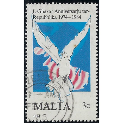Malta 650 Used 1984 issue (ad1083)