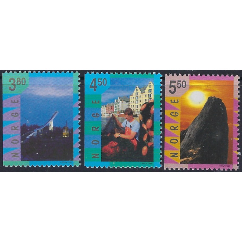 Norway 1191-93 MNH 1978 Tourism (ad1088)