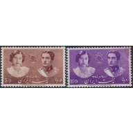 Iran 871-72 MH 1939 issues (ad1112)