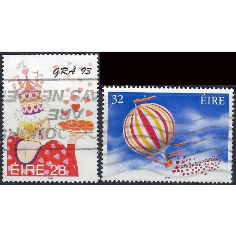 Ireland 885-86 Used 1993 set (ad1118)