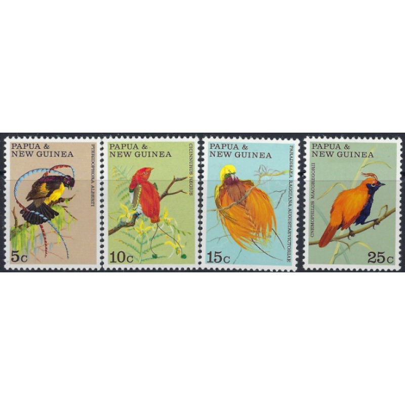 Papua New Guinea 301-04 MLH 1970 Birds (ad1121)