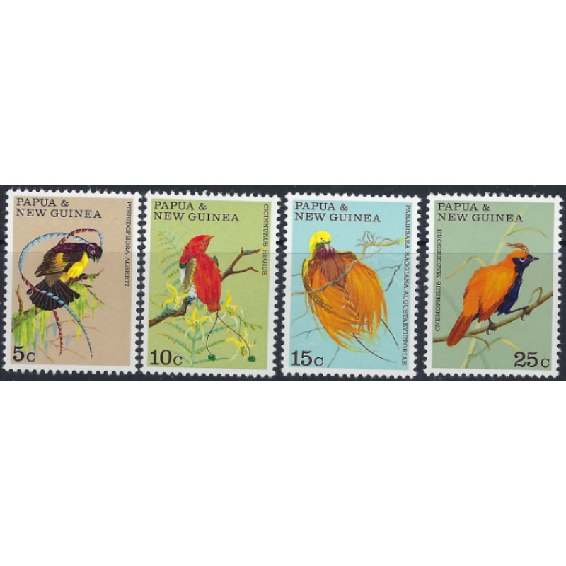 Papua New Guinea 301-04 MNH 1970 Birds (ad1125)