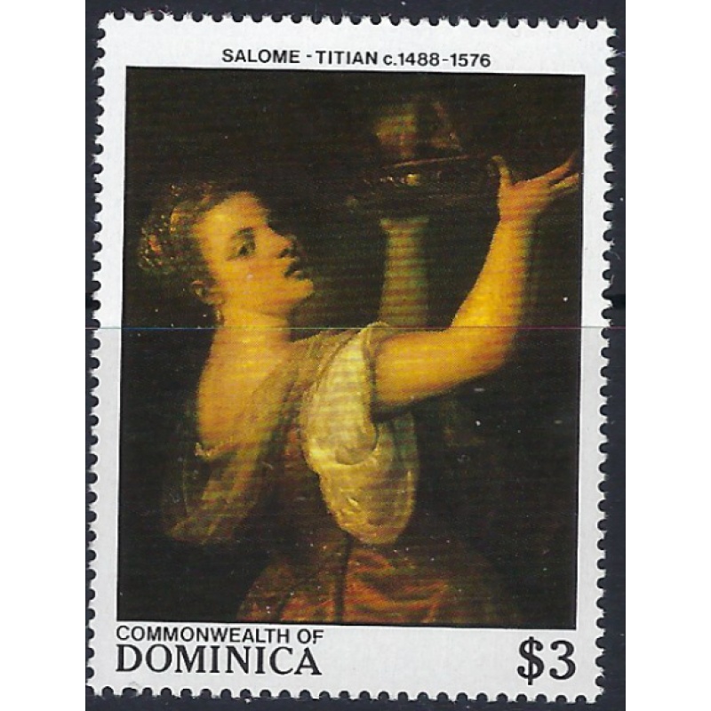 Dominica 1117 MNH 1988 Titian Painting (ad1134)